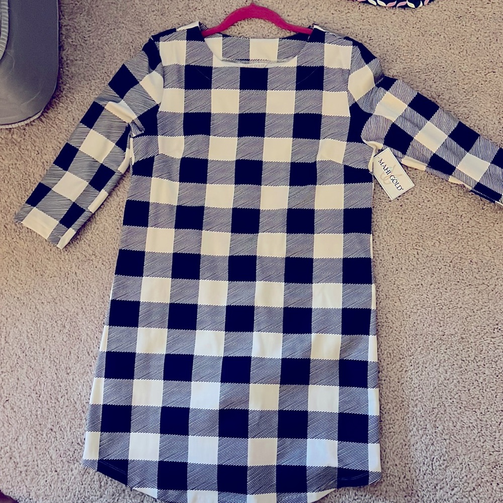 Mahi Gold, buffalo check summer dress!